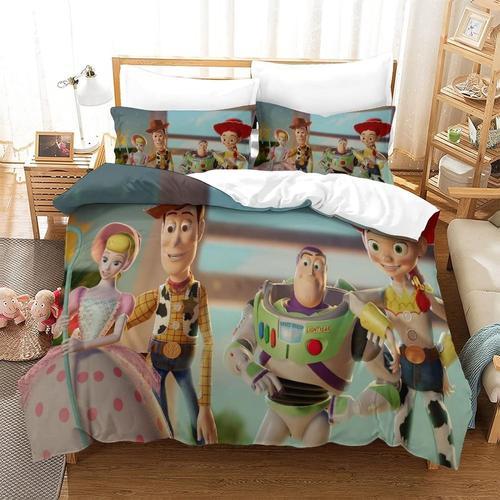 Parure De Lit X Cm Toy Story Motif Housse De Couette X Cm Doux R¿¿S... on Productcaster.