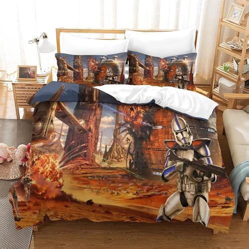 Star Wars Microfibre Douce Facile D'entretien Housse De Couette De ... on Productcaster.