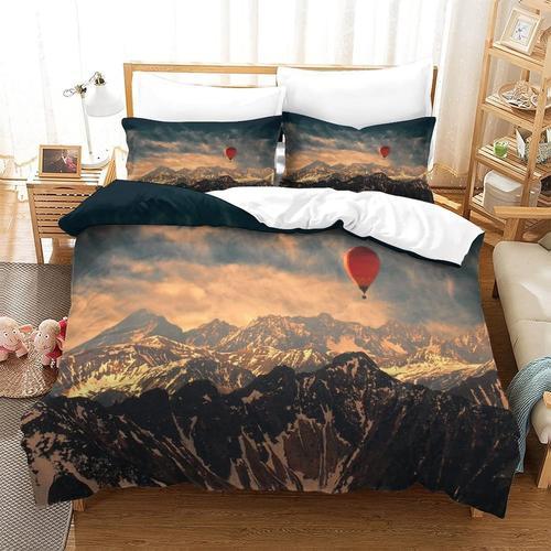 Housse De Couette Motif Imprim¿¿ Hot Air Balloon D,Housse Couette D... on Productcaster.