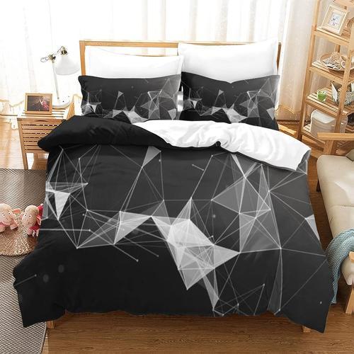 Housse De Couette Motif Imprim¿¿ Geometric Line D,Housse Couette Do... on Productcaster.