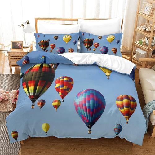 Housse De Couette Hot Air Balloon Imprim¿¿ Housse De Couette Doux H... on Productcaster.