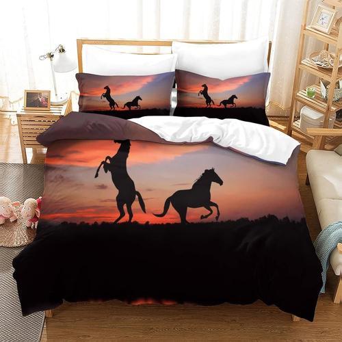 Housse De Couette Motif Imprim¿¿ Horse D ,En Parure De Lit Avec Hou... on Productcaster.