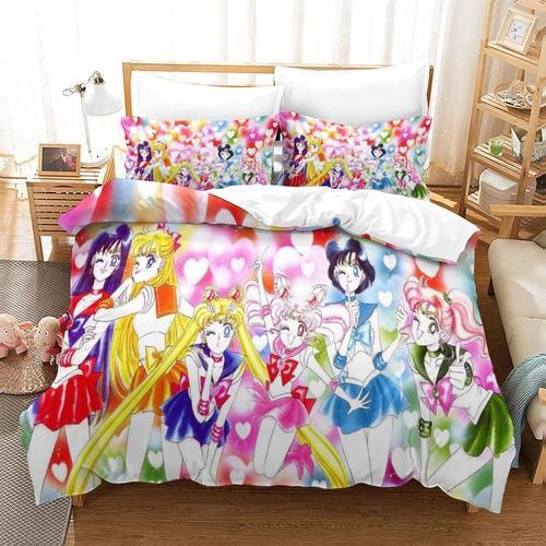 Parure De Lit Sailor Moon Motif Housse De Couette X Parure De Lit X... on Productcaster.