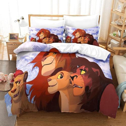 Parure Housse Couette X Parure De Lit X D Roi Lion Motif Imprim¿¿ D... on Productcaster.