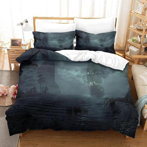 Housse De Couette Motif Imprim¿¿ Ship At Sea D ,En Parure De Lit Av... on Productcaster.