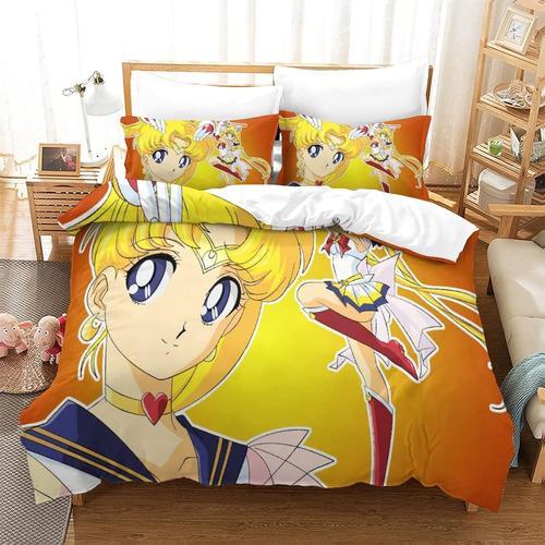 Parure De Lit Sailor Moon Housse De Couette X Parure De Lit X Avec ... on Productcaster.