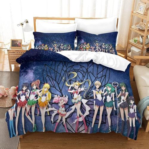 Sailor Moon Housse De Couette X Parure De Lit X D Motif Doux Et Dur... on Productcaster.