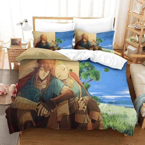 Zelda Parure De Lit Enfants Et Adultes Housses De Couettes X Doux H... on Productcaster.