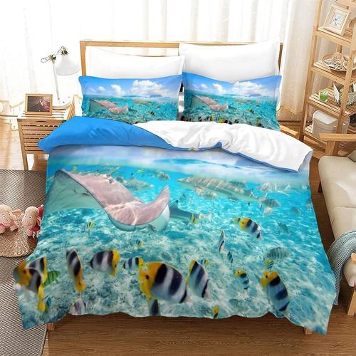 Underwater World Housse De Couette X Parure De Lit X D Motif Doux E... on Productcaster.