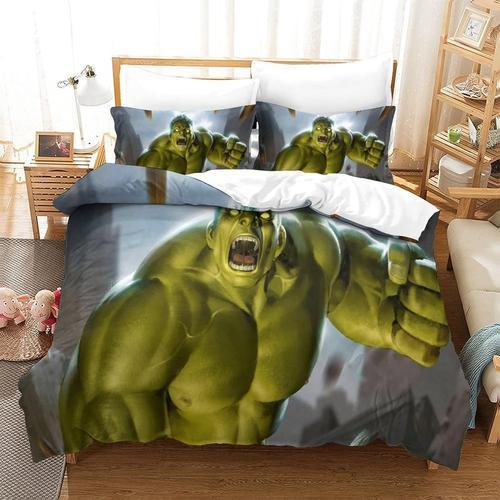 Parure De Lit Hulk Housse De Couette Place Parure De Lit Personne A... on Productcaster.