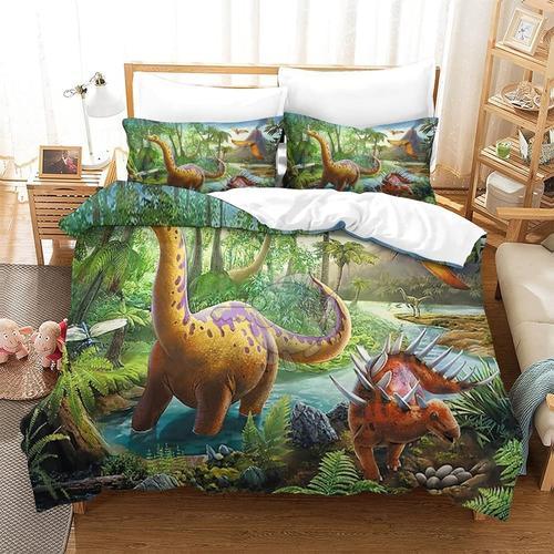 Dinosaur Microfibre Douce Facile D'entretien Housse De Couette De P... on Productcaster.