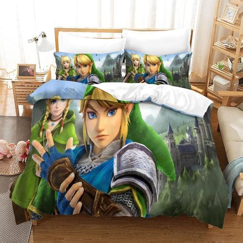 Zelda Imprim¿¿ Housse De Couette X Enfants Ado Adultes Parure De Li... on Productcaster.