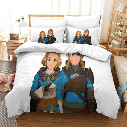 Zelda Parure De Lit Enfants Et Adultes Housses De Couettes X Doux H... on Productcaster.