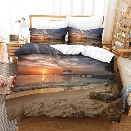 Paysage Microfibre Douce Facile D'entretien Housse De Couette De Pa... on Productcaster.