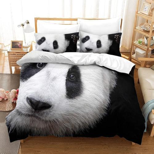 Panda Microfibre Douce Facile D'entretien Housse De Couette De Paru... on Productcaster.