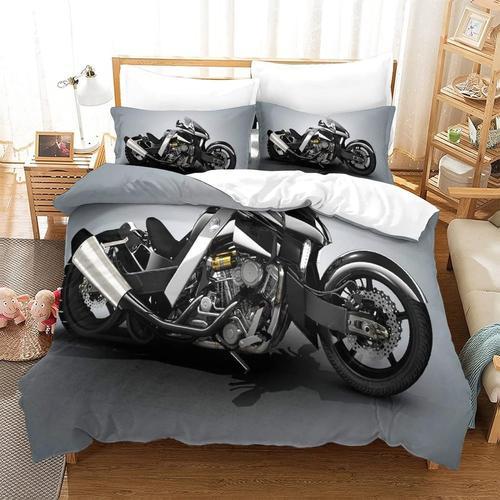 Course De Moto Imprim¿¿ Housse De Couette X Enfants Ado Adultes Par... on Productcaster.