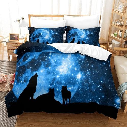 Galaxy Animals Parure De Lit Pi¿¿Ces Housse De Couette De Housse De... on Productcaster.