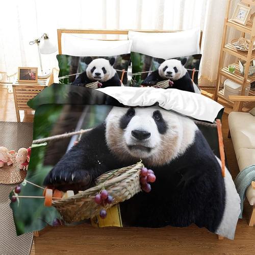 Panda Microfibre Douce Facile D'entretien Housse De Couette De Paru... on Productcaster.