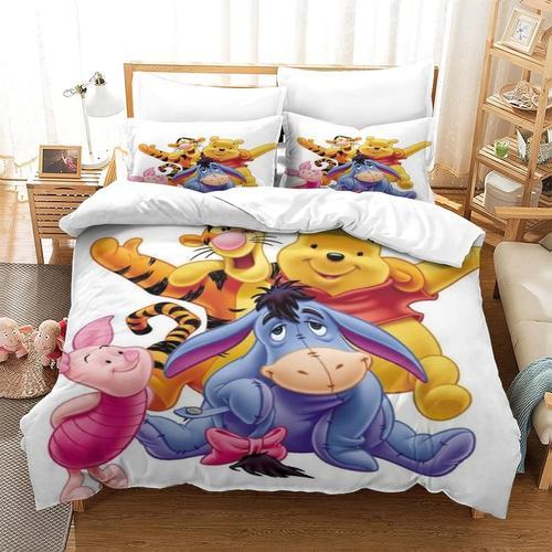 Winnie The Pooh Parure De Lit Pi¿¿Ces Housse De Couette De Housse D... on Productcaster.