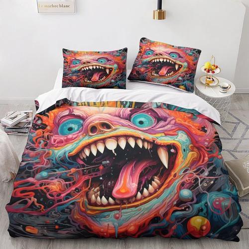 Big Eye D Imprim¿¿ Hypercolorful Dreamscapes Parure De Lit Housse D... on Productcaster.