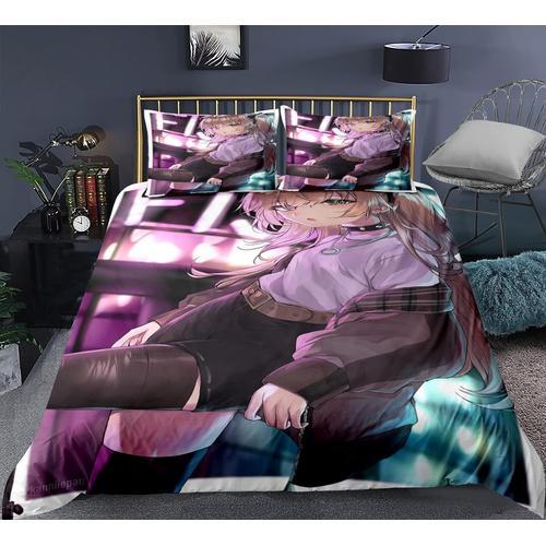 Genshin Impact Fischl D Print Household Anime Quilt, Ensemble De Li... on Productcaster.