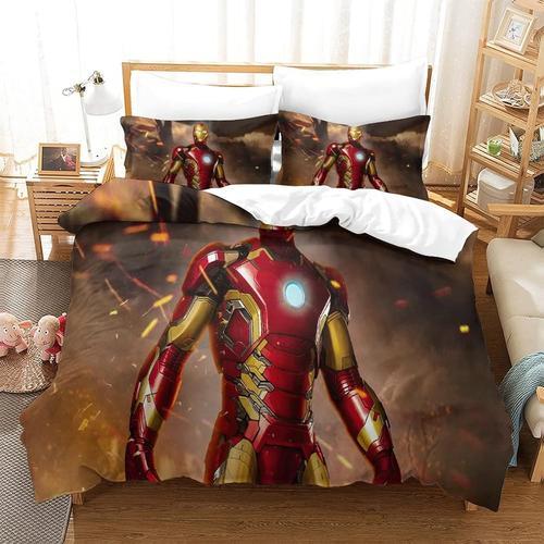 Iron Man Housses De Couette Adultes Et Enfants Parure De Lit X Cm D... on Productcaster.