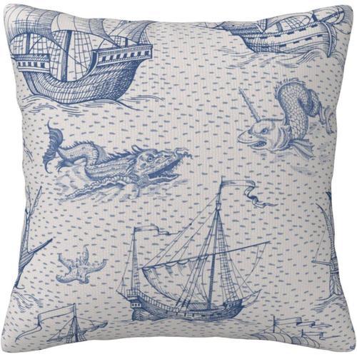 Housse De Coussin En Forme De Voilier Nautique - Vintage - Cartes G... on Productcaster.