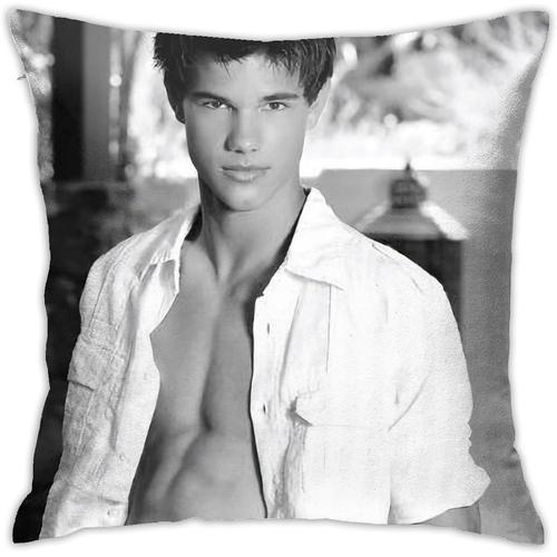 Taylor Lautner Housses De Coussin Double Face En Peluche Pour Décor... on Productcaster.