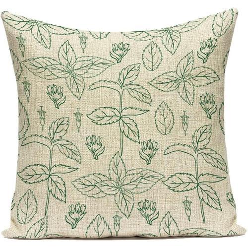 Housses De Coussin En Lin Fleuri, Housses D'oreiller, Coussins Flor... on Productcaster.