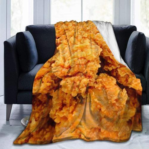 Couverture Ultra-Douce En Micro-Polaire Ayam Goreng Crispy Throw Bl... on Productcaster.