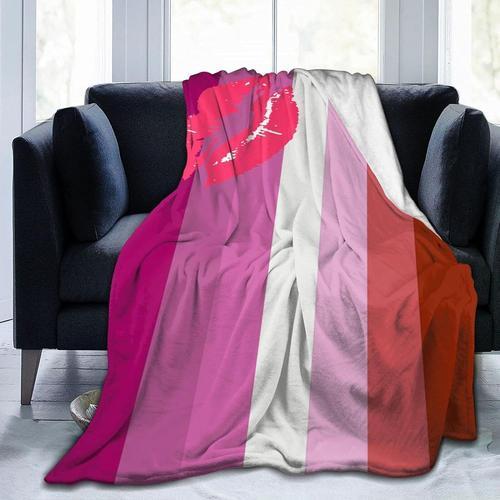 Couverture Polaire En Flanelle Avec Drapeau Lesbian Pride - Légère,... on Productcaster.