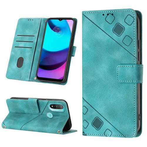 Coque Pour Motorola Moto E40,Etui En Cuir Pu Pochette Portefeuille ... on Productcaster.