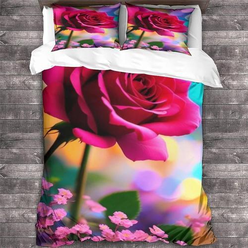 Pi¿¿Ces Fleurs Ensemble Housse De Couette D Belle Imprim¿¿ Floral B... on Productcaster.