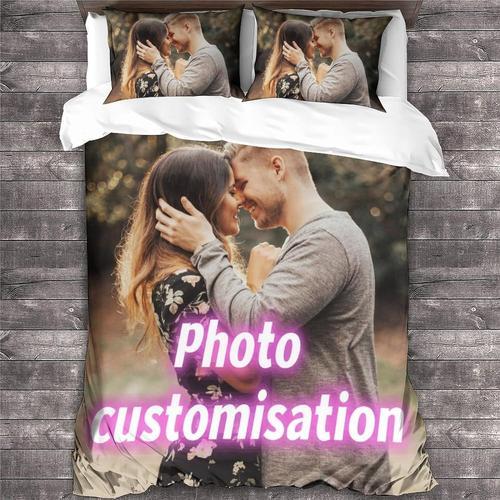 Personnalisation De Photos Parure De Lit En Microfibre Avec Housse ... on Productcaster.