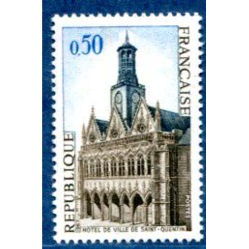 France Année 1966 N° 1499 Neuf**Hotel De Ville De St Quentin on Productcaster.