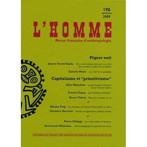 L'homme N° 190, Avril/Juin 2 on Productcaster.