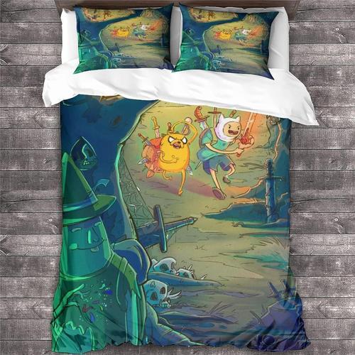 Adventure Time Housse De Couette Et Taies D¡ Oreiller Animation Et ... on Productcaster.