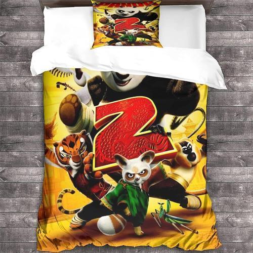 Kung Fu Panda Parure De Lit Pour Gar?On-Motif Animation-Housse De C... on Productcaster.