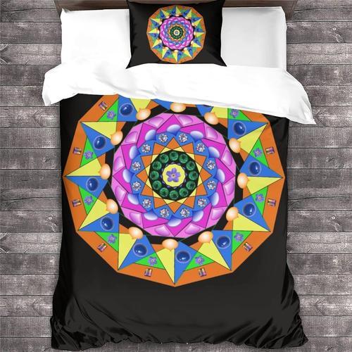 Mandala Housse De Couette Boh¿¿Me, Pi¿¿Ces Housse De Couette Taie D... on Productcaster.