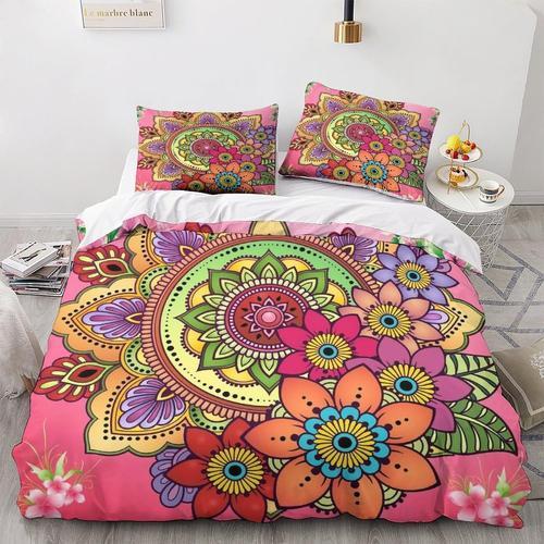 Mandala Parure De Lit D¿¿Cor Boh¿¿Me, Couleur- Impression Num¿¿Riqu... on Productcaster.