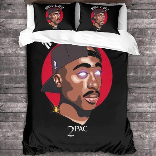 Tupac Shakur Parure De Lit Pour Enfant - Motif Pac Hip-Pop - Avec H... on Productcaster.