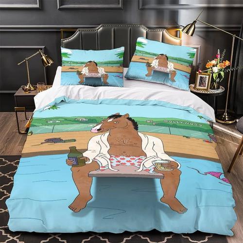 Bojack Horseman D Effet Imprim¿¿ Ensemble De Housse De Couette Avec... on Productcaster.