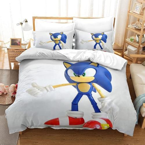 Sonic Le H¿¿Risson Housse De Couette De Personnages Anim¿¿S Sonic B... on Productcaster.