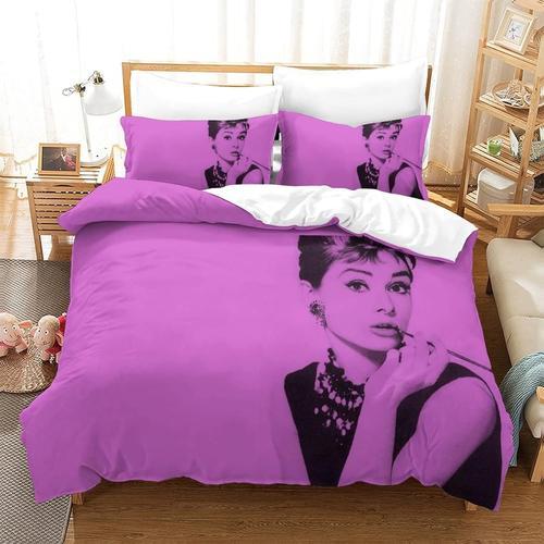 Audrey Hepburn Ensemble De Housse De Couette,Vacances Romaines Hous... on Productcaster.