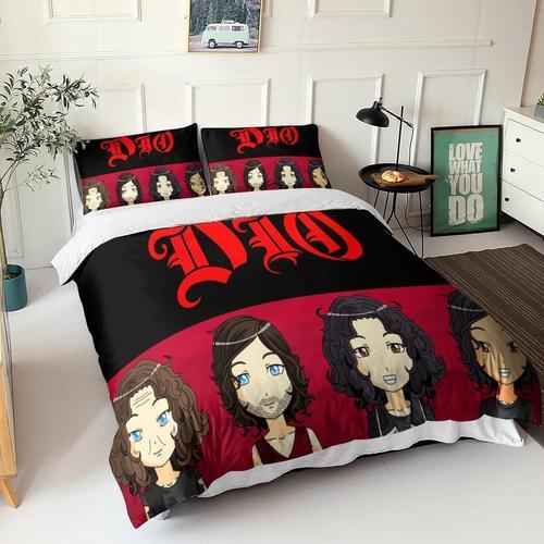 Dio Parure De Lit Pi¿¿Ces Pour Personnes ¿¿ Heavy Metal Groupe De R... on Productcaster.