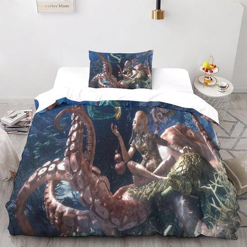 Le Monstre Parure De Lit Avec Housse De Couette Et Housse De Couett... on Productcaster.