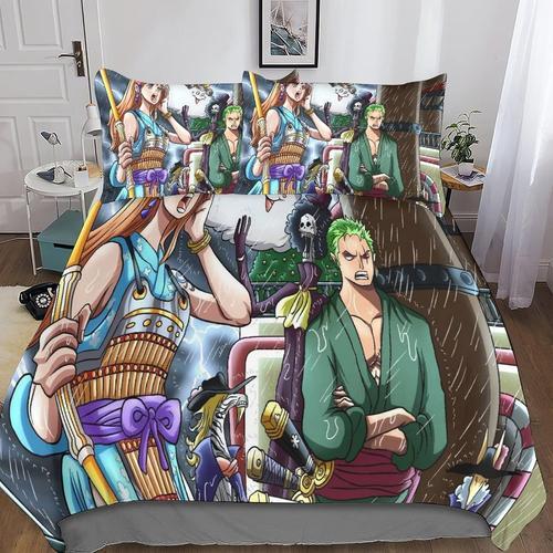 One Piece Housse De Couette Une Pi¿¿Ce Parure De Lit En Microfibre ... on Productcaster.