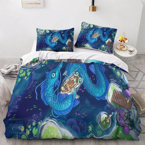 Le Monstre Housse De Couette Horror Parure De Lit En Microfibre Mot... on Productcaster.