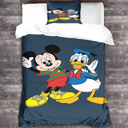 Mickey Mouse Parure De Lit Donaldpour Et Taies D'oreiller - Impress... on Productcaster.