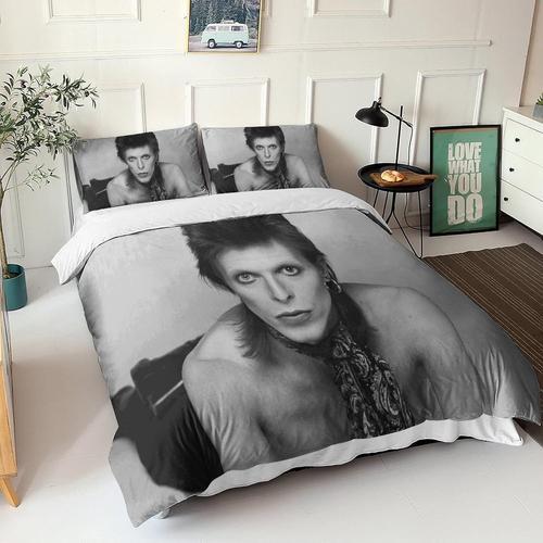 David Bowie Parure De Lit En Pi¿¿Ces Avec Housse De Couette Et Taie... on Productcaster.